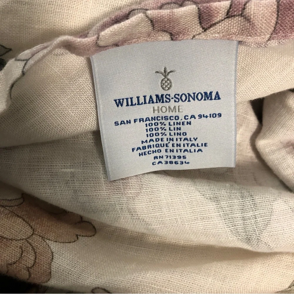 Aerin Wild Rose linen shams set